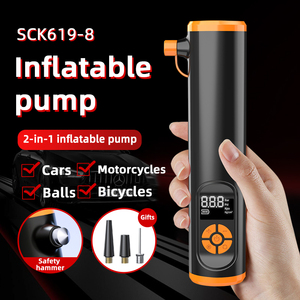 Inflador <span class=keywords><strong>de</strong></span> Neumáticos Inalámbrico con Martillo <span class=keywords><strong>de</strong></span> Seguridad, 50L/min, 150PSI, 3000mAh, Bomba <span class=keywords><strong>de</strong></span> Aire para Auto con Apagado Automático y Luz LED - Product Image 2