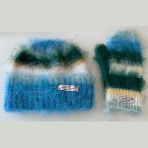 <span class=keywords><strong>Ensemble</strong></span> <span class=keywords><strong>bonnet</strong></span> et moufles en mohair rayé pour <span class=keywords><strong>femme</strong></span>, personnalisable avec logo, fabriqué en usine depuis 16 ans, idéal pour l'hiver - Product Image 6