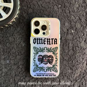Custodia per Cellulare Antiurto Fashion Coque Omerta Personalizzata di Tendenza per <span class=keywords><strong>iPhone</strong></span> 17 16 15 14 Pro Max <span class=keywords><strong>Cover</strong></span> Colorata IMD - Product Image 1
