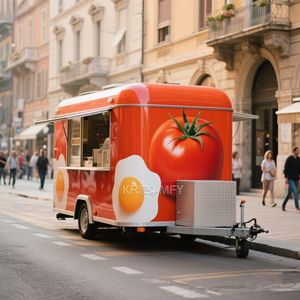 Camions à bas prix 2025 en vente, camion de cuisine mobile, chariot, remorque, camion de restauration rapide pour la vente au détail - Product Image 5