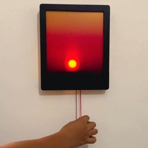 Lampada da Parete LED Moderna Regolabile Sun Moves, Luce Notturna Creativa <span class=keywords><strong>Tramonto</strong></span> e Alba con Controllo Manuale - Product Image 6