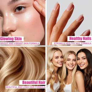 Integratori di bellezza per capelli, pelle e unghie STOCK per donne, con <span class=keywords><strong>vitamine</strong></span> <span class=keywords><strong>A</strong></span>, C, E e biotina per la crescita di capelli e unghie. - Product Image 5