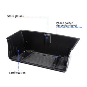 <span class=keywords><strong>Accessori</strong></span> <span class=keywords><strong>auto</strong></span> nero tappetino ABS nero contenitore centrale <span class=keywords><strong>per</strong></span> land rover defender 90 110 2020 -2025 - Product Image 3