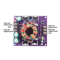 Amplificateur industriel à double montage sur carte d'alimentation Convertisseur de DC-DC haute puissance 12V 24V 3A Boost pour alimentation audio de voiture