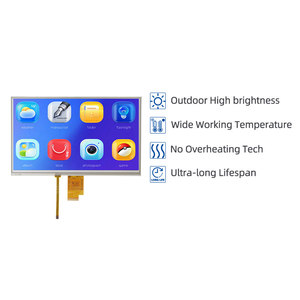 หน้าจอแสดงผลความสว่างสูงขนาด 10.1 นิ้ว ความละเอียด 1024x600 1100nits IPS LVDS TFT LCD - Product Image 1