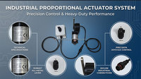 Télécommande à un levier pour treuil hydraulique avec étanchéité IP68, portée de 50 à 500 m, installation et utilisation faciles, sécurité garantie