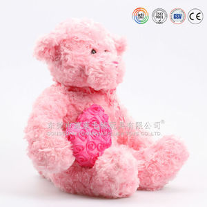 ICTI audits EN71/ <span class=keywords><strong>123</strong></span> OEM personnalisé coeur rouge peluche amour ours en peluche - Product Image 4