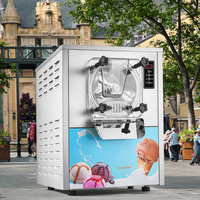 Vevor Nouvelle Machine à Glace Artisanale Automatique 16-20L/h pour Glace Dure, Saveurs Framboise, Asphalte, Chocolat, Lait, Arachide, Eau, Maïs, Noix