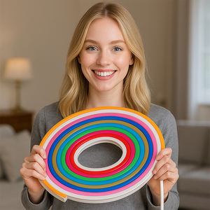 Offres Spéciales néon LED Flexible <span class=keywords><strong>Aquarium</strong></span> éclairage ceinture 12V bleu glace lumières étanche doux LED Flex néon lumière - Product Image 2