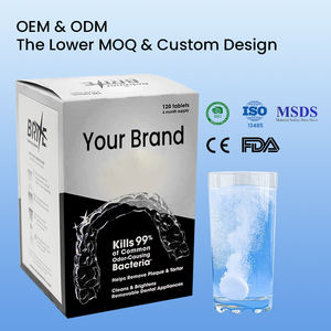 Tabletas <span class=keywords><strong>de</strong></span> Limpieza para Retenedores Dentales con Aclaramiento Dental, Listas para Venta al Público - Product Image 2