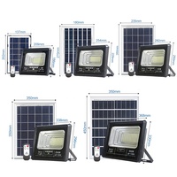 Projecteur solaire étanche IP66 300W à faisceau étroit, projecteur LED pour enseignes, jardins et éclairage architectural