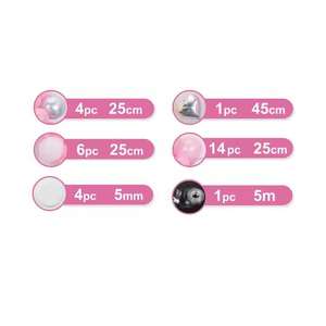 Kit de Guirnalda de Globos Bloinn, Juego Completo de Plástico para Decoración de Interiores, Bodas, Cumpleaños y Fiestas - Product Image 5