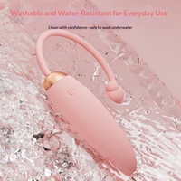 Fernbedienungsfähiger Kabelloser Vibrator für Orgasmus und Masturbation Kleiner Weicher Aufladbarer Tragbarer Erwachsenenartikel
