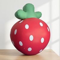 Décorations de fruits gonflables rouges et vertes pour les vitrines des centres commerciaux, les promotions en magasin et les décorations de fête