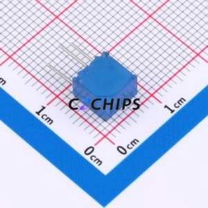 Resistencia Ajustable/Potenciómetro 3362S-1-103, Componente de Orificio Pasante (THT), Resistencia de 10kOhm 10% - Product Image 2