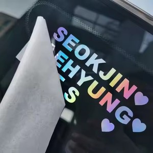 Không thấm nước UV kháng xe chuyển amine xe đề can tùy chỉnh Vinyl Chrome chết cắt cửa sổ xe dán cho 3D xe DECAL - Product Image 2