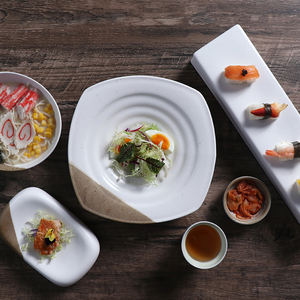 Vajilla de cerámica para restaurante, plato de <span class=keywords><strong>Sushi</strong></span> japonés, plato de cerámica al por mayor, plato de <span class=keywords><strong>Sushi</strong></span> para Hotel, otros suministros para Hotel y restaurante - Product Image 1