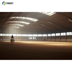 Ngựa Barn Thiết kế đúc sẵn thép cưỡi ngựa Arena với dài-span cấu trúc lưới Hàn dịch vụ thép hội thảo cho ngựa - Product Image 3