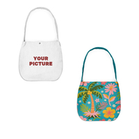 Vente en gros personnalisée motif dessin animé sac besace sac fourre-tout écologique pour filles sac à bandoulière réutilisable pour cadeau