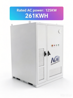 Armoire de stockage d'énergie commerciale 51.2V 314Ah LiFePO4 Lithium-ion à refroidissement par air 261KWh Station d'énergie Garantie 10 ans