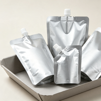 Bolsa Doypack Personalizada de Fábrica con Impresión por Huecograbado, Bolsa Doypack de Aluminio de Alta Barrera con Boquilla para Envasado de Líquidos