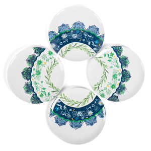 ברבור מסעדה סיטונאית צלחות מלמין פלסטיק 10 אינץ עגול ארוחת ערב סטים לשימוש פנימי וחיצוני - Product Image 6