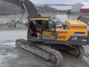 Excavatrice hydraulique sur chenilles de 48 tonnes, marque de premier plan EC480DL, avec godet de 3,8 m³, pièces de rechange et <span class=keywords><strong>tarière</strong></span> pour l'agriculture - Product Image 3