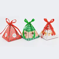 쿠키 케이크 사탕 가방 산타 클로스 선물 상자 선물 포장 축제 휴일 새해 크리스마스 장식 사탕 상자
