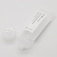 Emballage personnalisé en tube aluminium/plastique au toucher doux pour crème pour le visage et lotion corporelle, tubes cosmétiques à presser avec impression offset
