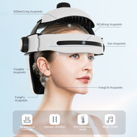 Kabelloser Ferngesteuerter Luftdruck-Vibrations-Elektrischer Kopfhautmassager Multifunktionaler Entspannungs-Massagehelm für Zuhause