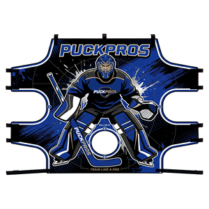 ผ้าใบเป้าซ้อมยิงฮอกกี้<span class=keywords><strong>น</strong></span>้ำแข็งแบบห<span class=keywords><strong>น</strong></span>า PUCKPROS อุปกรณ์ฝึกซ้อมยิงสำหรับส<span class=keywords><strong>น</strong></span>ามหลังบ้าน ใช้ได้ทั้งในร่มและกลางแจ้ง ขายส่ง - Product Image 2