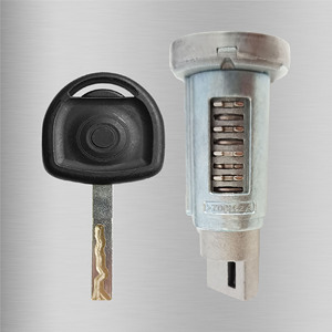 กระบอกกุญแจทรงกระบอก BK053D2 สำหรับรถยนต์ Buick Regal LaCrosse พร้อมกุญแจสตาร์ทและด้ามจับ สีดำ ทำจากพลาสติก ทองแดง และโลหะผสมสังกะสี - Product Image 4