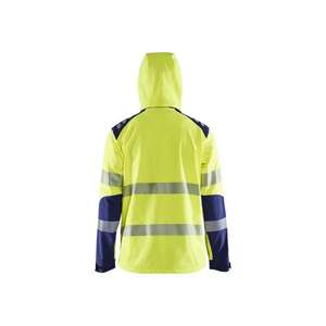 BLAKLADER - 4491251333894XL Chaqueta Softshell Hi-Vis Amarillo/Azul marino-EAN 7330509698112 ROPA DE TRABAJO DE LA HI-VIS - Product Image 5