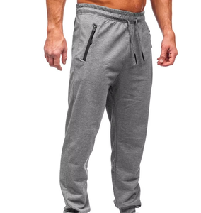 Pantalon de jogging respirant de couleur unie pour homme, idéal pour la course en extérieur, la gym et le sport, pantalon de survêtement de créateur pour homme, vente en gros, service OEM économique - Product Image 1