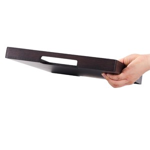 Bamboo Wooden <b>Tray</b> Rectangular Hotel Serving <b>Tray</b> For <b>Tea</b> Coffee Dried Fruit Solid Color Shandong Origin - Product Image 2