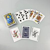 Cartes à jouer personnalisées en gros pour la publicité, 300 g/m², avec logo de marque, promotion, cadeaux, avec boîte en papier pour usage familial