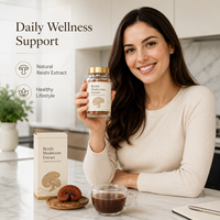 Extrait de Ganoderma Lucidum de qualité alimentaire, 30% de polysaccharides, poudre d'extrait de champignon Reishi pour complément alimentaire