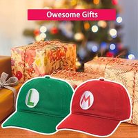 Topi Baseball Novelty Super Bros Dewasa Merah Hijau 100% Katun, Pinggiran Melengkung, Bordir Figur Anime, Perlengkapan Mario