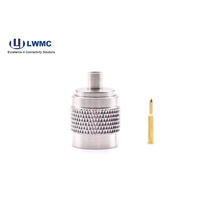 Conector de cable coaxial RF Serie TNC conector rf TNC macho Soldadura fo ble