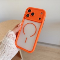 Étui de téléphone magnétique transparent deux-en-un de luxe pour iPhone 11 12 13 14 15 16 17 Pro Max Plus Air Bumper Coque arrière