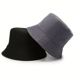 Fashion <b>Reversible</b> Blank <b>Bucket</b> <b>Hat</b> Outdoor Sunproof Cotton Sun <b>Hat</b> Traveling Beach Personalized <b>Bucket</b> <b>Hat</b> - Product Image 2