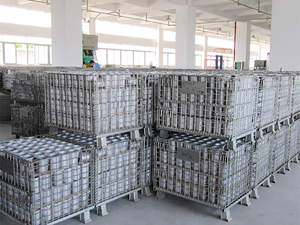 Mracking Mạ Kẽm Dây Lưới Kim Loại Stackable <span class=keywords><strong>Pallet</strong></span> Lưu Trữ <span class=keywords><strong>Container</strong></span>-Kho Stackable Dây Kim Loại Lưới Lưu Trữ Lồng - Product Image 4