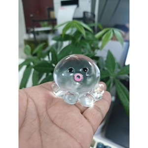 Wholesale Jellyfish Octopus Squishy Toy-Sticky New Design Maltose Small Octopus Squeeze Toy <b>Glitter</b> Animal Stress Relief Toy - Product Image 2