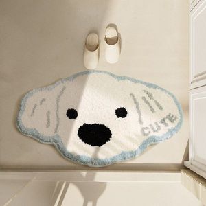 Personnalisé mignon Animal cachemire génération cheveux antidérapant absorbant chambre tapis de bain tapis de chevet couverture pour les filles - Product Image 1