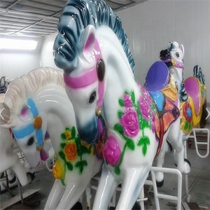 Outdoor Theme Park Attraction <strong>24</strong> <strong>Seats</strong> <strong>Carousel</strong> Merry Go Round for Kids and Adults - Product Image 4