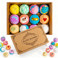 Bombes de bain effervescentes bio en gros, personnalisées, en vrac, de luxe, naturelles, végétaliennes, avec étiquette privée, coffret cadeau OEM
