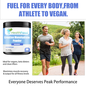 Customized Packaging 5000mg Creatine Monohydrate Powder Bulk Creatine Vegan Powder Drink Halal Fuels Muscle Energy Boost Stamina - Product Image 5