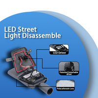 Luminaires d'éclairage public LED XINDECO XD LD8411, étanches IP66, 30W-300W, puce SMD3030, lampadaire, garantie 5 ans, 3000-6500K