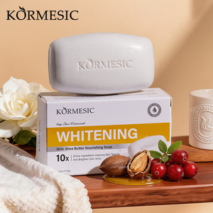 KORMESIC 100g <span class=keywords><strong>Savon</strong></span> en Gros Marque Privée 10X Nettoyant Beauté Blanchissant à l'Arbutine, Niacinamide, Acide Kojique et <span class=keywords><strong>Beurre</strong></span> de Karité - Product Image 1