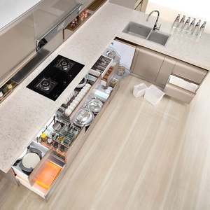 Juego de Muebles de Cocina Impermeables de Primera Calidad con Estantes Ajustables, Cestas Extraíbles, Muebles Modernos Completos - Product Image 2